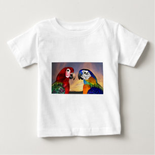 HYPER PARROS /RED UND BLAUE ARA BABY T-SHIRT
