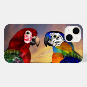 HYPER PARROS /RED UND BLAUE ARA Case-Mate iPhone 14 HÜLLE