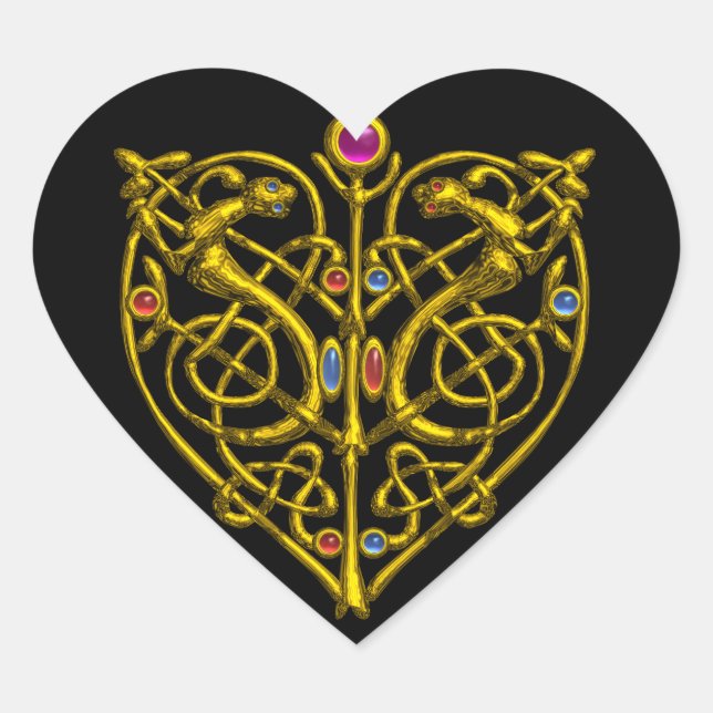 HYPER VALENTINE Herz-Aufkleber (Vorderseite)