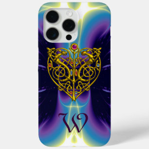 HYPER VALENTINE MONOGRAMM Pink Fuchsia Lila iPhone 15 Pro Max Hülle