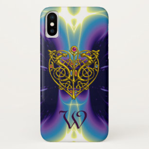 HYPER VALENTINE MONOGRAMM Rosa Fuchsien Purpur Case-Mate iPhone Hülle