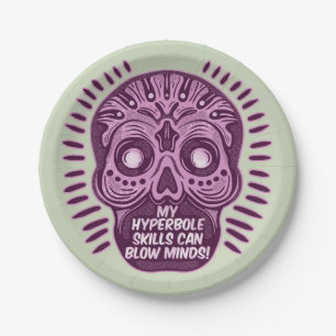 Hyperbole Funny ENGLISH SPRACHE Pappteller