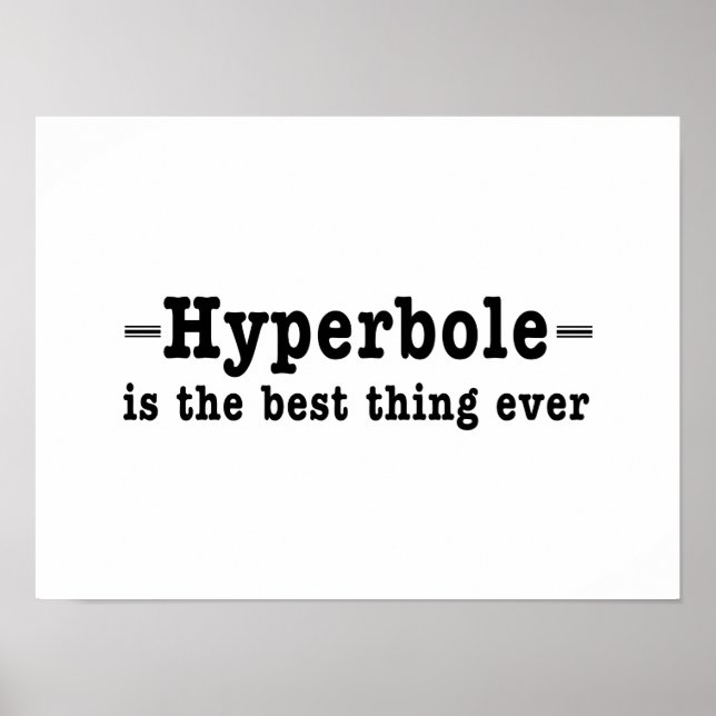 Hyperbole Poster (Vorne)