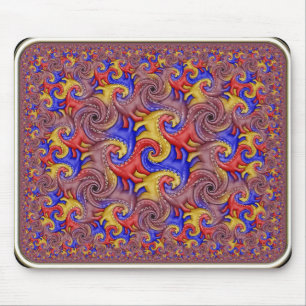 Hyperbolischer DinosaurierTessellation Mousepad