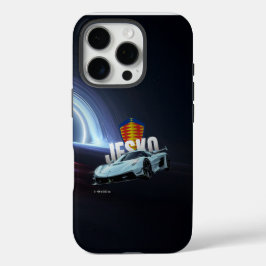 Hypercar in der Leere – Surrealer Supersportwagen  iPhone 16 Pro Hülle