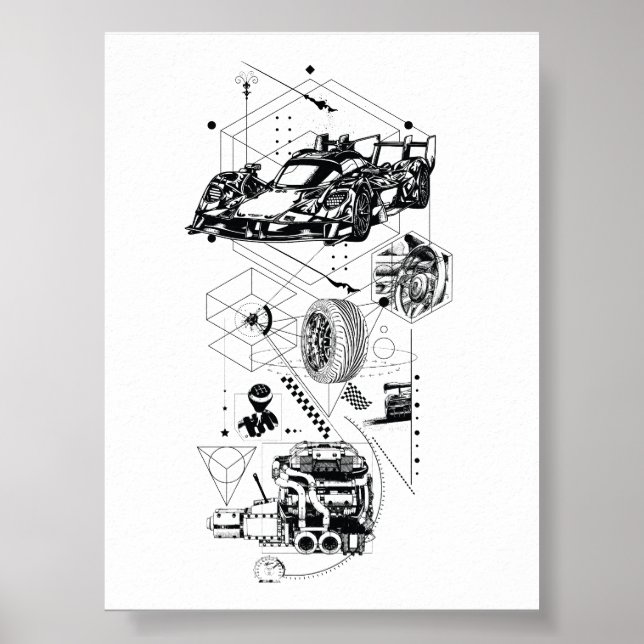 Hypercar Poster (Vorne)