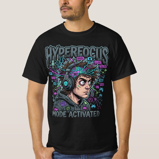 Hyperfokus-Modus Aktiviert Tee (Vorderseite)