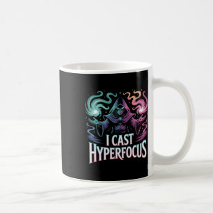 Hyperfokus-Zauber-Zauberer-Gamer-Kunstwerk-Autismu Kaffeetasse