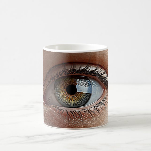 Hypergloss Wachtendes Auge Kaffeetasse (Mittel)