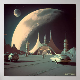 Hyperion 4 (mit Zeichnend Motherboard-Logo) Poster