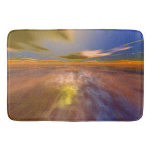 HYPERION WORLD, ALIEN SEASCAPE SKY, CLOUDS Sci-Fi Badematte