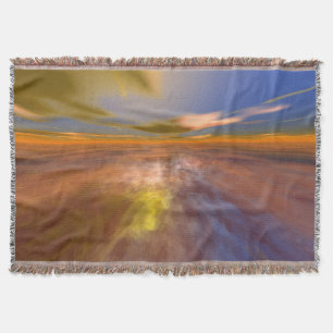 HYPERION WORLD, ALIEN SEASCAPE SKY, CLOUDS Sci-Fi Decke