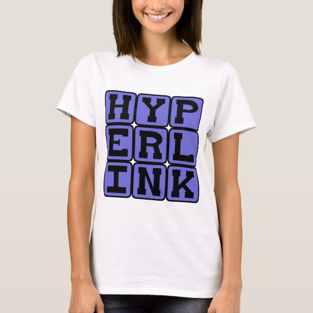 Hyperlink, Datenreferenz T-Shirt (Vorderseite)