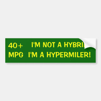 hypermiler autoaufkleber