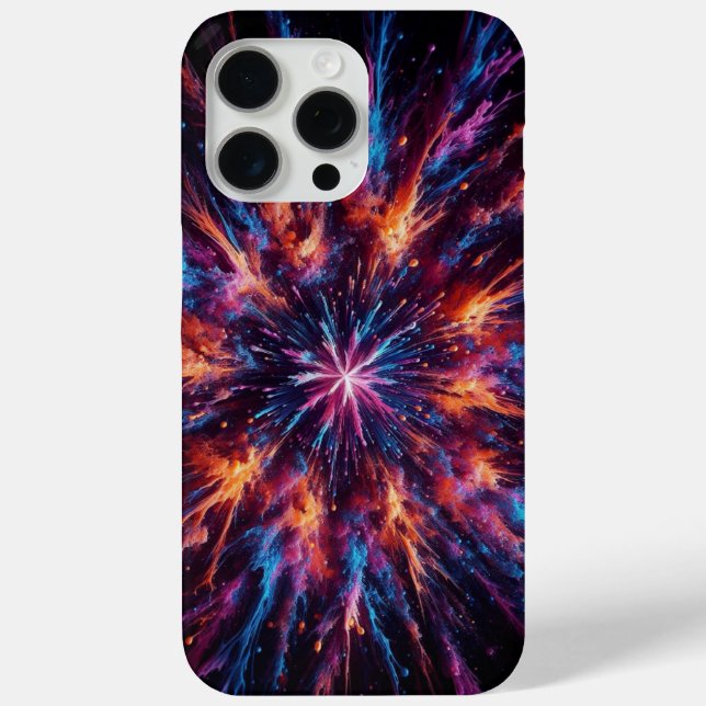 Hypernova-Camouflage, glühendes Camouflage, Sterne Case-Mate iPhone Hülle (Rückseite)