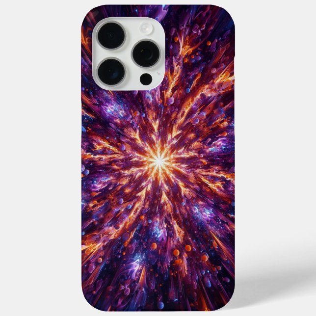 Hypernova-Camouflage, glühendes Camouflage, Sterne Case-Mate iPhone Hülle (Rückseite)