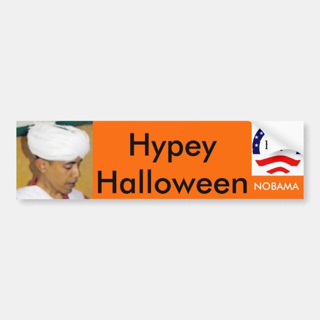 Hypey Halloween Autoaufkleber (Vorne)