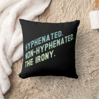 Hyphenated Non-Hyphenated The Irony Funny Zitat