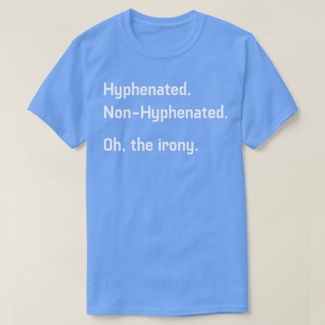 hyphenisiert T-Shirt (Design vorne)