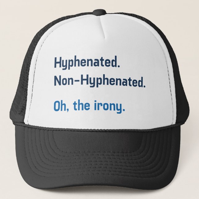 hyphenisiert truckerkappe (Vorderseite)