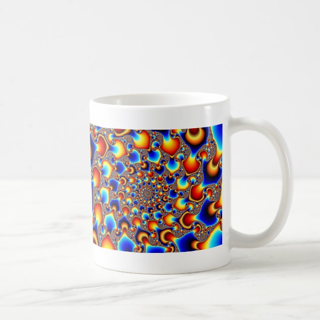 Hypn0sis - Fraktal Art Kaffeetasse (Rechts)