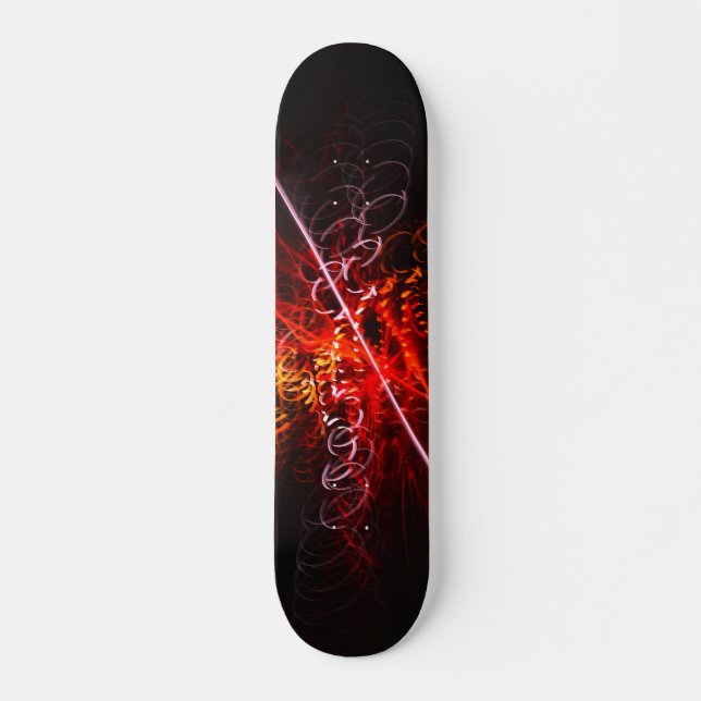 Hypno Flames Skateboard (Vorne)