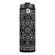 Hypno Spiral Bandana Thermal Travel Tumbler