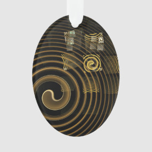 Hypnose Abstrakt Art Akryloval Ornament