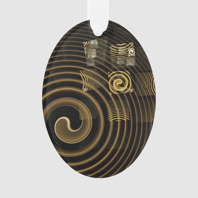 Hypnose Abstrakt Art Akryloval Ornament (Vorderseite)