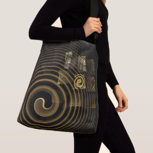 Hypnose Abstrakt Art Cross Body Tragetaschen Mit Langen Trägern