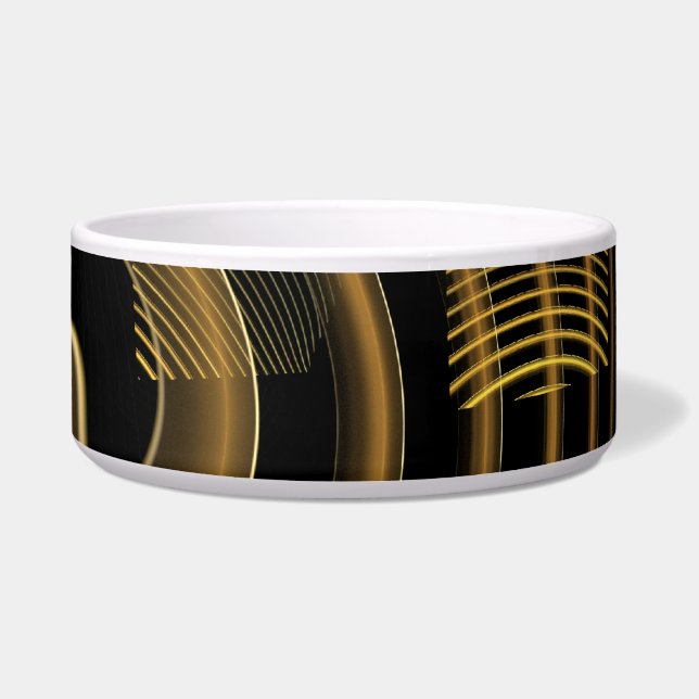 Hypnose Abstrakt Art Hund Bowl Napf (Vorderseite)