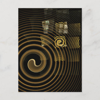 Hypnose Abstrakt Art Postkarte
