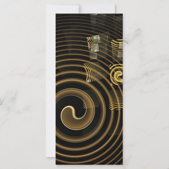 Hypnose Abstrakt Art Rack Card (Vorderseite)
