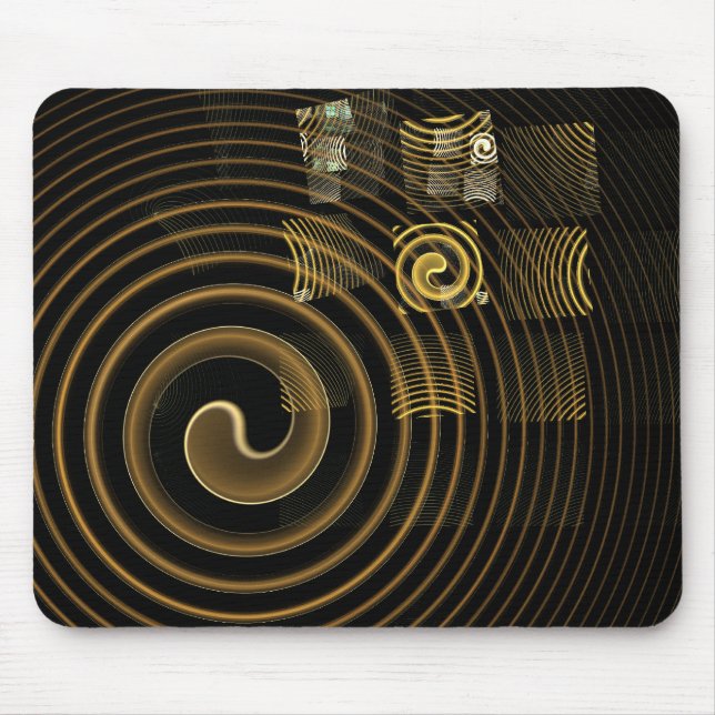 Hypnose-Abstraktkunst-Mauspad Mousepad (Vorne)