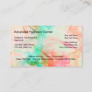 Hypnose-Gesundheits-Verabredungs-Visitenkarten Visitenkarte