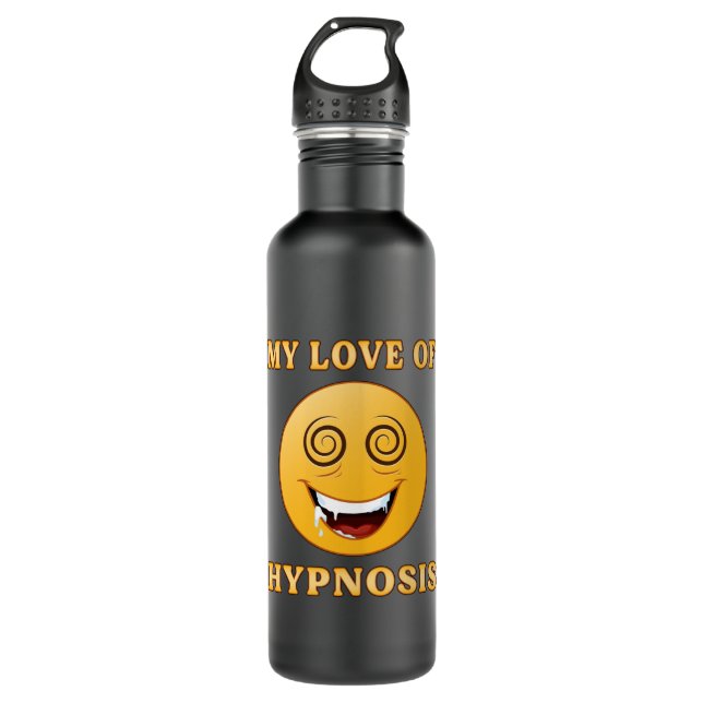 Hypnose Hypnotise Hypnotic Hypnotizer Funny Gift Edelstahlflasche (Vorderseite)