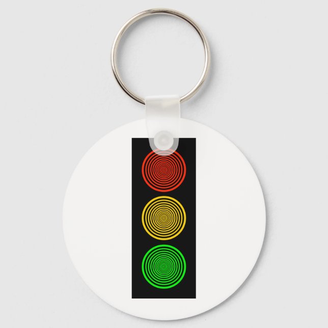 Hypnose Stoplight Schlüsselanhänger (Vorderseite)