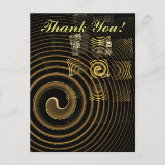 Hypnose Vielen Dank Postkarte