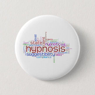 Hypnose-Wort-Kunst Button