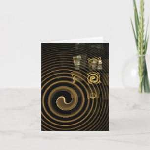 Hypnosis Abstrakt Art Note Card Karte