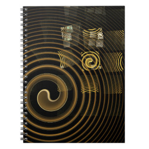 Hypnosis Abstrakt Art Notebook Notizblock