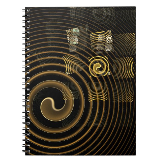 Hypnosis Abstrakt Art Notebook Notizblock (Vorderseite)