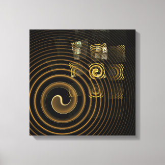Hypnosis Abstrakt Art Quad Canvas Print Leinwanddruck