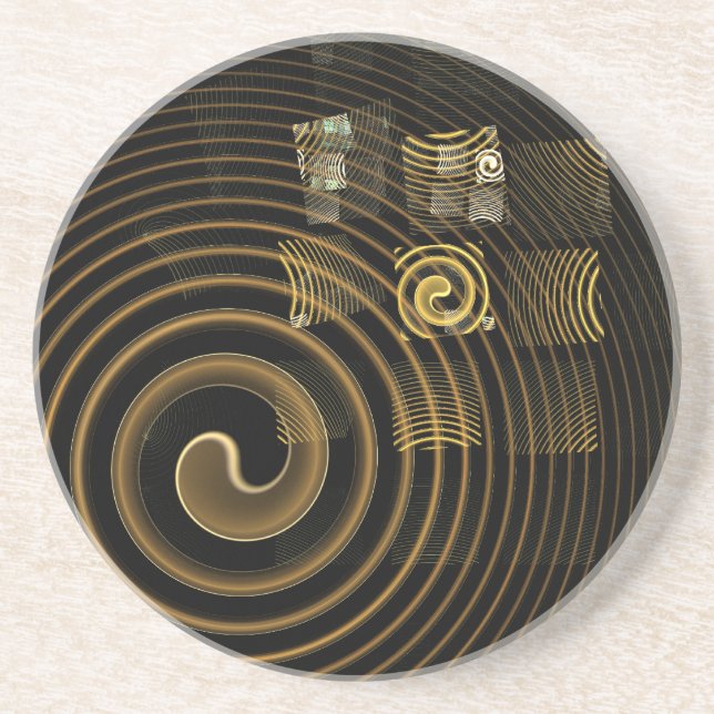 Hypnosis Abstrakt Art Sandstone Untersetzer (Vorne)