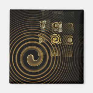 Hypnosis Abstrakt Art Square Magnet