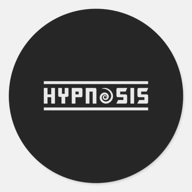 Hypnosis Best Hypnotitic Hypnotic Hypnotizer Gift Runder Aufkleber (Vorderseite)