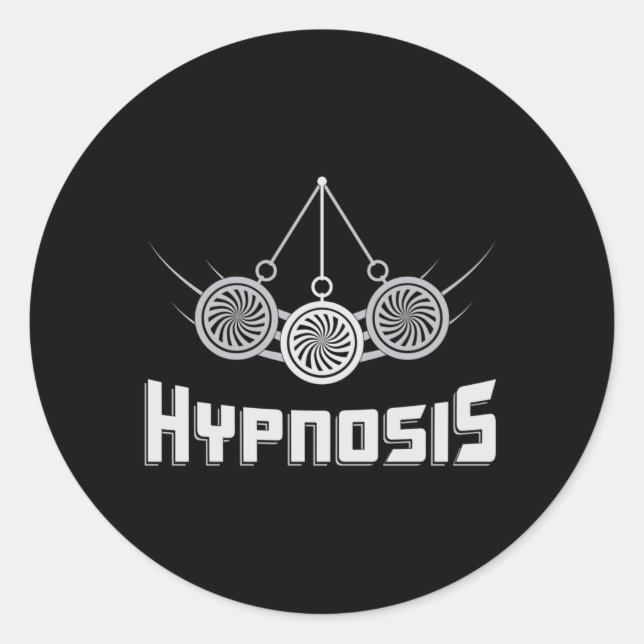 Hypnosis Beste Hypnotistikerprämie Runder Aufkleber (Vorderseite)