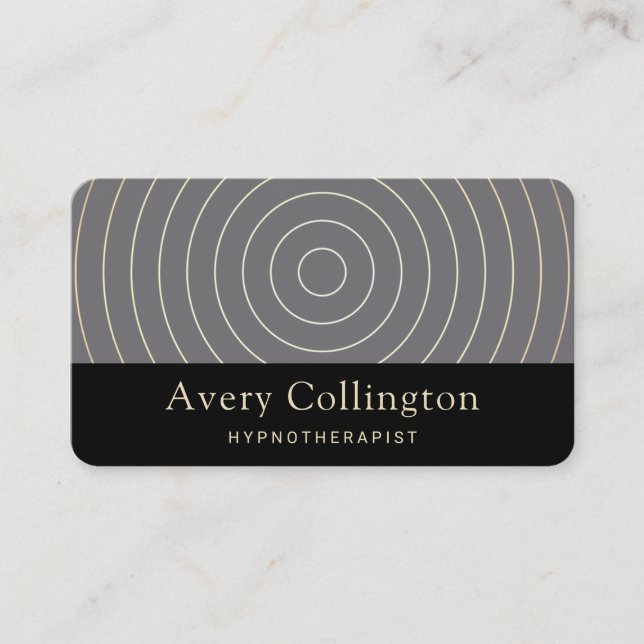 Hypnotherapie-Hypnotherapeutikkarte Visitenkarte (Vorderseite)