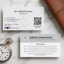 Hypnotherapie-Klinikgeschäft | Minimalistische Ter