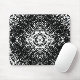 Hypnotic Abstract Black And White Modern Art  Mousepad